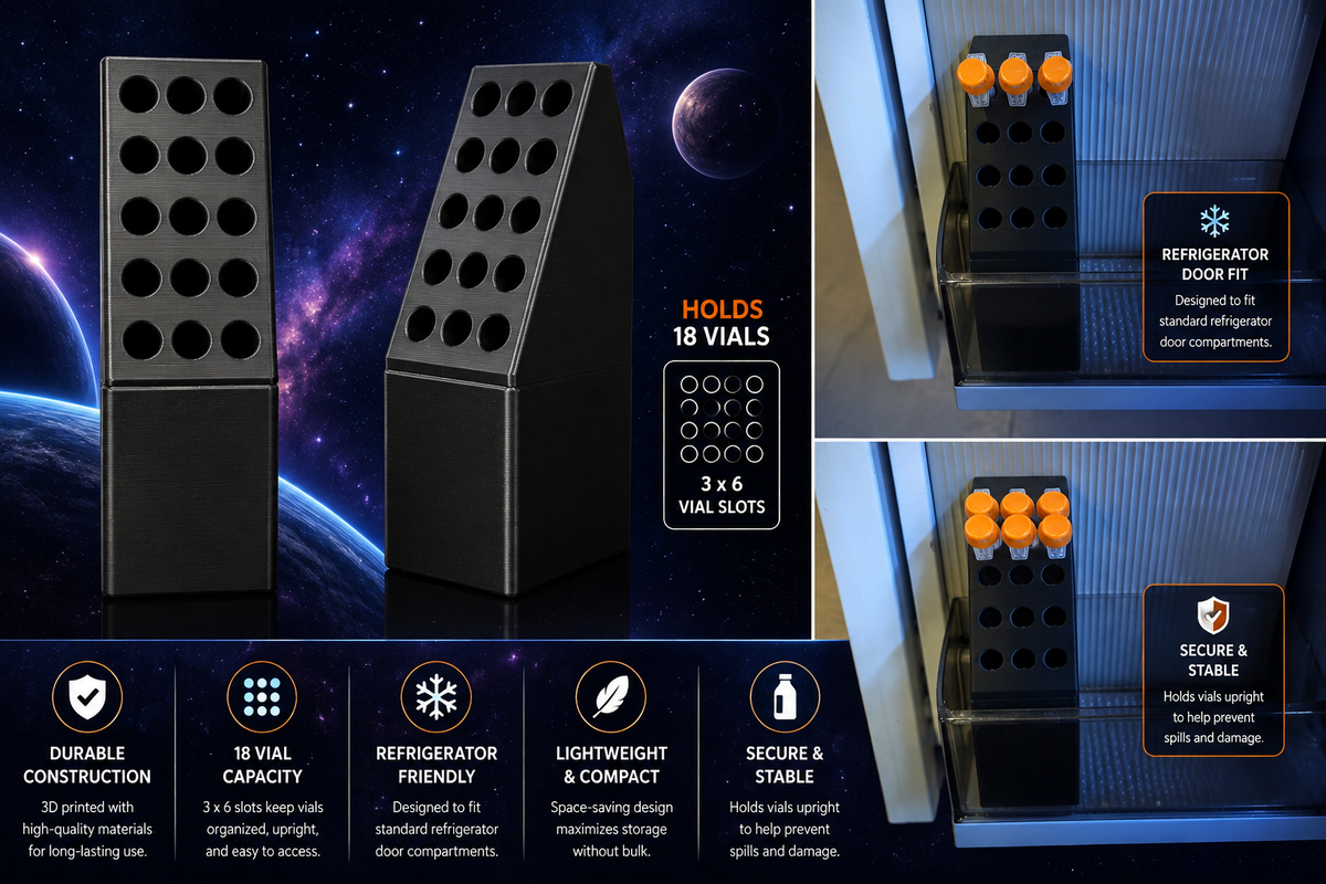 Vial Storage Rack